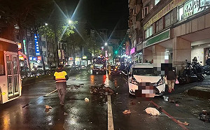 基隆毒駕衝撞3人7車！73歲傷者搶救2天仍不治