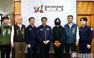 黃偉哲慰問遭砍傷員警  盼大眾用溫情守護治安支持警察安心執勤