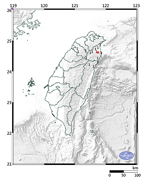 午休時刻地震？宜蘭規模4地震深度45公里　氣象署：北東4縣市監測有感
