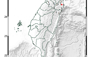 午休時刻地震？宜蘭規模4地震深度45公里　氣象署：北東4縣市監測有感