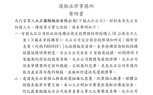 快訊》5.56底火標案風波    大石國際發律師聲明：投標合法將提告 