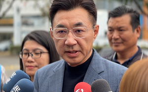 （影）參選台中市長起手式   江啟臣重申「駿馬啟新程 躍進旗鑑城」