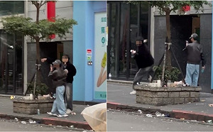 信義區「超跑巷」2男猛砸酒瓶！脫序行徑嚇壞外國人  網轟：自以為很帥