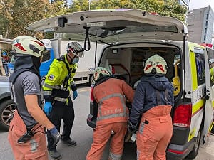 竹科1處工地鷹架倒塌　3工人墜落受傷送醫