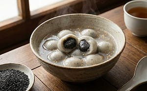冬至 天赦日必吃！黑芝麻湯圓最補氣　命理師曝：吃「雙數」招好運