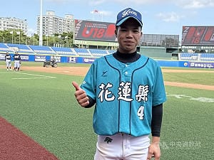 新北U18花蓮林聖霆再見安奪勝投　盼成全能型球員
