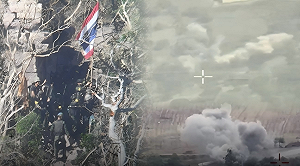 (影) 洪森突然沒聲音了! 泰軍F-16如入無人之境狂炸柬 海軍也加入戰局