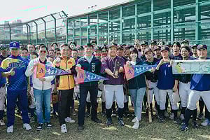 高雄首迎青森大學棒球隊   教學、友誼賽深化台日青年情誼 