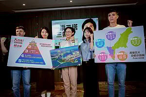 林岱樺提「一纜二塔三黃金」世界級港灣計畫   創造千億觀光產值、10萬就業機會