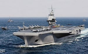 可容30架陣風 2座核反應爐! 馬克宏要造「新一代核航母」 預計2038服役