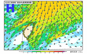 濕冷聖誕！今年最後一波冷氣團南下 北台低溫下探13度