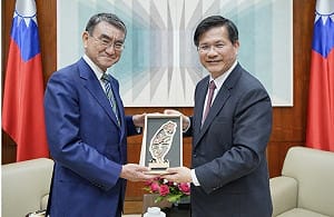 林佳龍接見河野太郎眾議員一行  盼台日未來更深化合作