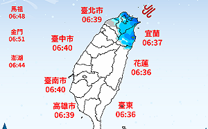 元旦迎曙光看這張！氣象署曝各地日出時間：中南部、離島最有戲