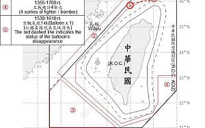共軍突啟軍演！國防部：24小時內出動144架次共機艦擾台、另偵獲氣球1顆