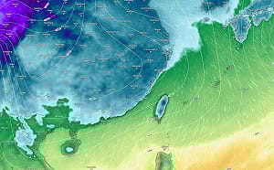 2026開局凍爆！2波強烈冷氣團接力南下 降溫趨勢一圖看