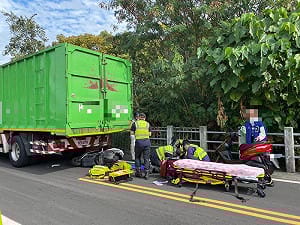跨年前機車雙載吃午餐！台中女大生撞貨車喪命 校方：哀痛不捨
