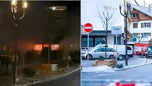 更新》瑞士元旦重大慘劇! 滑雪勝地酒吧爆炸數十死百傷 當地封鎖設禁飛區