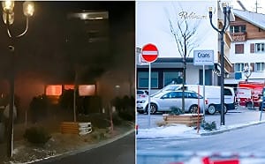 瑞士元旦重大慘劇! 傳滑雪勝地酒吧爆炸10死10傷 當地封鎖設禁飛區