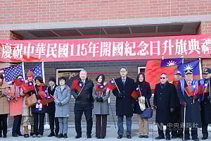 華府升旗　俞大㵢：中共軍演驗證1.25兆國防預算必要