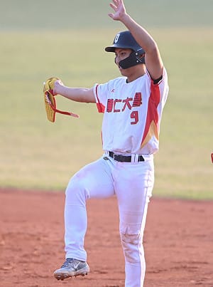 大專棒球聯賽輔大勝東大　潘書緯攻守佳增信心