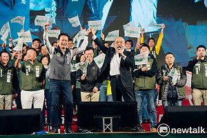 護國院長挺台南隊長  蘇貞昌現身力挺林俊憲  直搗對手本命區辦造勢