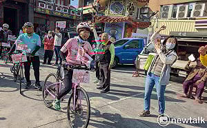 陳亭妃：民調領先對手整年氣勢如虹　鐵馬直播展現堅定勇敢