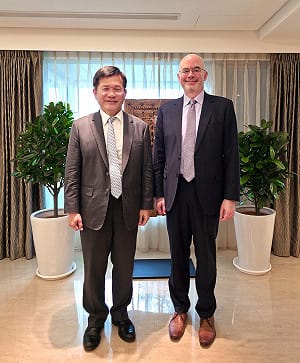 與谷立言談強化台美關係 林佳龍：一起守護和平、共創繁榮