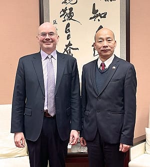 谷立言見韓國瑜、江啟臣！討論美台安全、經濟、人民交流強化合作