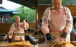 傳打神秘回春針！74歲洪金寶昔坐輪椅出入 今「現身剁肉」影像震撼網友