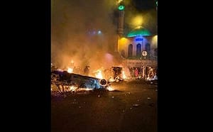 (影) 伊朗出動無人機鎮壓抗議浪潮! 「電戰等級」封網路 「這2國」為虎作倀.....