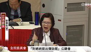 立院彈劾總統公聽會 白委提尹錫悅遭求處死刑告誡賴清德 