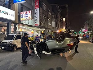 高雄毒駕逆向毀5車  2孩童險遭撞！駕駛4毒品皆陽性