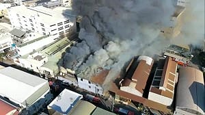 台南金屬拋光工廠火警！消防局13車27人搶救 空拍畫面曝光