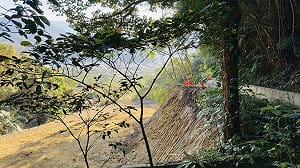 苗栗南庄山林遭非法濫墾！邊坡切削呈直角恐崩塌