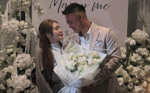 富邦悍將申皓瑋求婚成功！網紅女友雙雙甜喊：感受到滿滿的愛和幸福