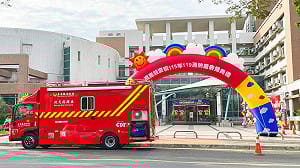 打火兄弟裝備再提升 正德防火捐贈全台首輛資訊救災指揮車