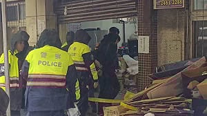 男疑感情糾紛闖殯葬所砍傷人　遭基隆警逮捕法辦