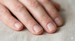 快檢查你的手！醫曝「手部暗藏的7種病兆」：半白指甲可能是腎病