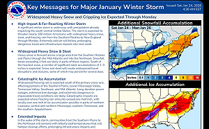 美國世紀級冬季風暴來襲　1.4億人警戒、逾8千架航班取消