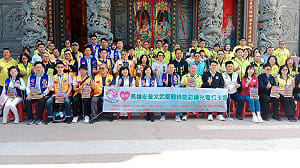 獅子會打造「綠能信仰地標」  全台首座彩繪光電打卡牆揭牌