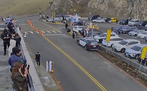 冷氣團減弱結冰消融　台14甲線合歡山路段今早7時恢復通行