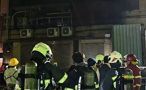 北市大安區住商大樓凌晨火警！補習班廚房起火急疏散住戶53人