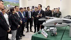 參訪亞創中心  蕭美琴盼無人機國產化、以非紅供應鏈進軍全球