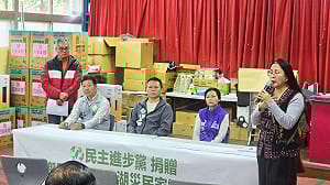 暖流進部落！民進黨赴花蓮光復鄉發放家電　助36戶災民溫暖過冬 