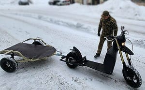 電動摩托車、滑板車統統上戰場  俄軍限量版最新特戰運輸載具曝光