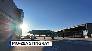 卡關多年終於動了！美軍無人加油機MQ-25完成首次滑行測試