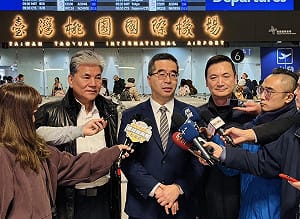 國民黨訪團抵北京 蕭旭岑：兩岸關係將如冬日回暖