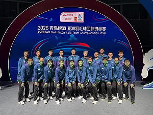 亞洲羽球團體賽　林俊易領軍台灣男團拚站頒獎台