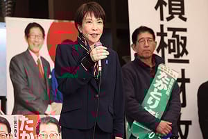 日本大選》《共同社》民調：得力高市早苗人氣助攻  自民黨可望單獨過半