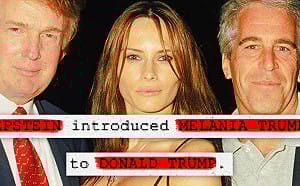 (影) 川普成「全美第一接盤俠」? 公開檔案曝梅蘭妮雅是艾普斯坦介紹的
